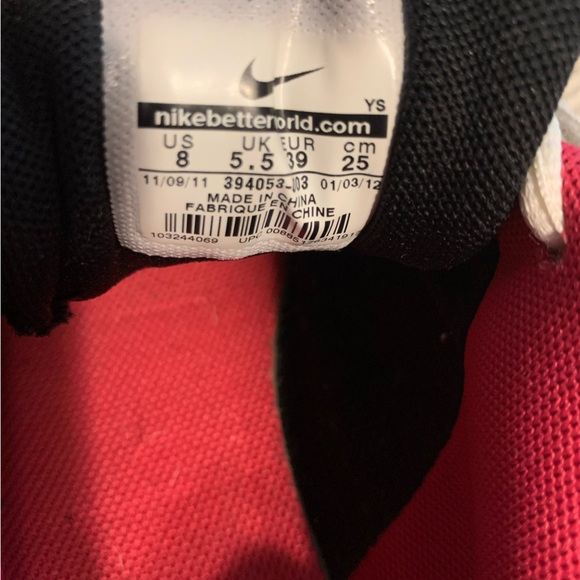 NIKE INITIATOR BLACK AND PINK athletic shoes SIZE 8 - Picture 6 of 7